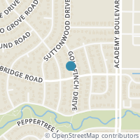 Map location of 324 Goldfinch Dr, Fort Worth TX 76108