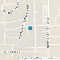 Map location of 822 Manor St, Grand Prairie TX 75050