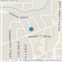 Map location of 524 Crandle Drive, White Settlement, TX 76108
