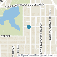 Map location of 625 N Marsalis Avenue, Dallas, TX 75203