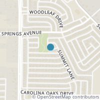 Map location of 10315 Hillhouse Lane, Dallas, TX 75227