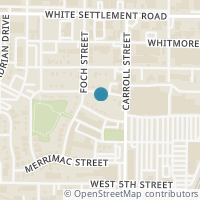 Map location of 2721 Wingate St #202, Fort Worth TX 76107