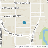 Map location of 2902 Van Horn Avenue, Fort Worth, TX 76111