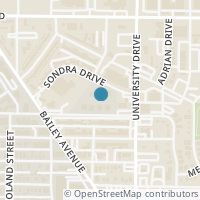 Map location of 3125 Sondra Drive #205, Fort Worth, TX 76107