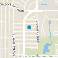 Map location of 831 Thomasson Drive, Dallas, TX 75208