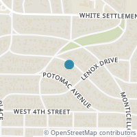Map location of 3719 Hamilton Avenue, Fort Worth, TX 76107