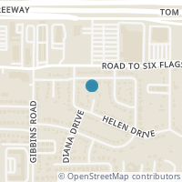 Map location of 1408 Helen Circle, Arlington, TX 76011