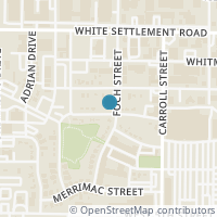 Map location of 2766 Wingate St, Fort Worth TX 76107