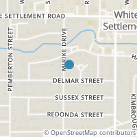 Map location of 313 Mirike Drive, White Settlement, TX 76108