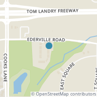 Map location of 8014 Ederville Cir, Fort Worth TX 76120