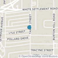 Map location of 5800 Lyle St, Westworth Village TX 76114