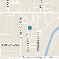 Map location of 221 Sunset Lane, Fort Worth, TX 76114