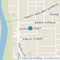 Map location of 2704 Lasalle Street, Fort Worth, TX 76111