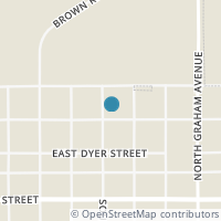 Map location of 1100 E Lindsey St, Breckenridge TX 76424