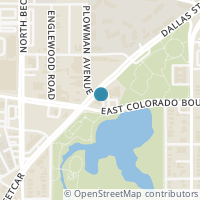 Map location of 329 E Colorado Boulevard #701, Dallas, TX 75203