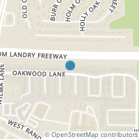 Map location of 2133 Oakwood Lane, Arlington, TX 76012
