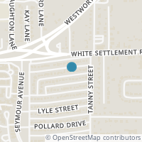 Map location of 5820 Trigg Dr, Westworth Village TX 76114