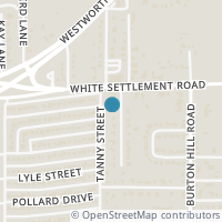 Map location of 108 Smallwood Drive, Westworth Village, TX 76114