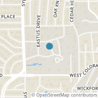 Map location of 1415 Dominion St, Dallas TX 75208