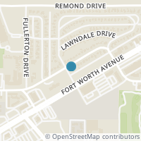 Map location of 2328 W Colorado Boulevard, Dallas, TX 75211