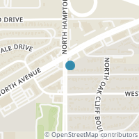Map location of 2053 Marydale Drive, Dallas, TX 75208