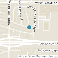 Map location of 1504 Ridgeview Drive, Arlington, TX 76012