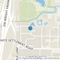 Map location of 205 Lanham Court, White Settlement, TX 76108