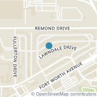 Map location of 2311 Lawndale Dr, Dallas TX 75211