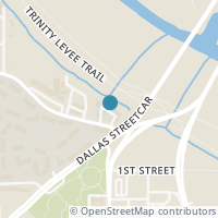 Map location of 425 Trinity River Circle, Dallas, TX 75203