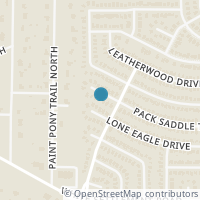 Map location of 10213 Pack Saddle Court, Fort Worth, TX 76108