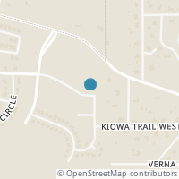 Map location of 10808 Live Oak Creek Drive, Fort Worth, TX 76108