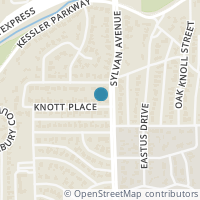 Map location of 811 Knott Pl, Dallas TX 75208