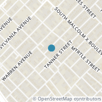 Map location of 2614 Lenway Street, Dallas, TX 75215