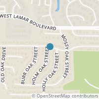 Map location of 1825 Holm Oak Street, Arlington, TX 76012