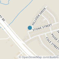 Map location of 106 Stone Street, Forney, TX 75126