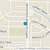 Map location of 9904 Blue Bell Dr, Fort Worth TX 76108