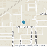 Map location of 112 N De Costa Street, Fort Worth, TX 76111