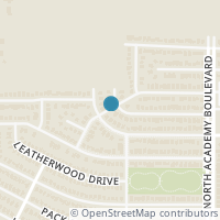 Map location of 2605 Breccia Drive, Fort Worth, TX 76108