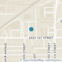 Map location of 120 Cottonwood Street, Fort Worth, TX 76111