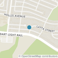 Map location of 3019 Lasca Street, Dallas, TX 75227