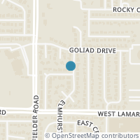 Map location of 2002 Elmhurst Drive, Arlington, TX 76012