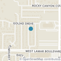 Map location of 2003 Alamo Drive, Arlington, TX 76012