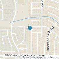 Map location of 1938 Lost Creek Drive, Arlington, TX 76006