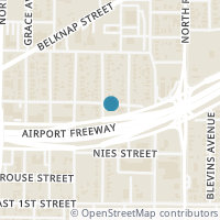 Map location of 236 N Judkins Street, Fort Worth, TX 76111