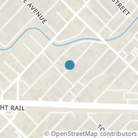 Map location of 2910 Gay Street, Dallas, TX 75210