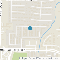 Map location of 809 Honey Dew Lane, Fort Worth, TX 76120