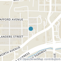 Map location of 1023 Folsom Street, Dallas, TX 75208