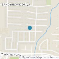 Map location of 6961 Sylvan Meadows Drive, Fort Worth, TX 76120