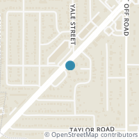 Map location of 736 Coates Drive, River Oaks, TX 76114