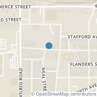 Map location of 1309 Walmsley Avenue, Dallas, TX 75208